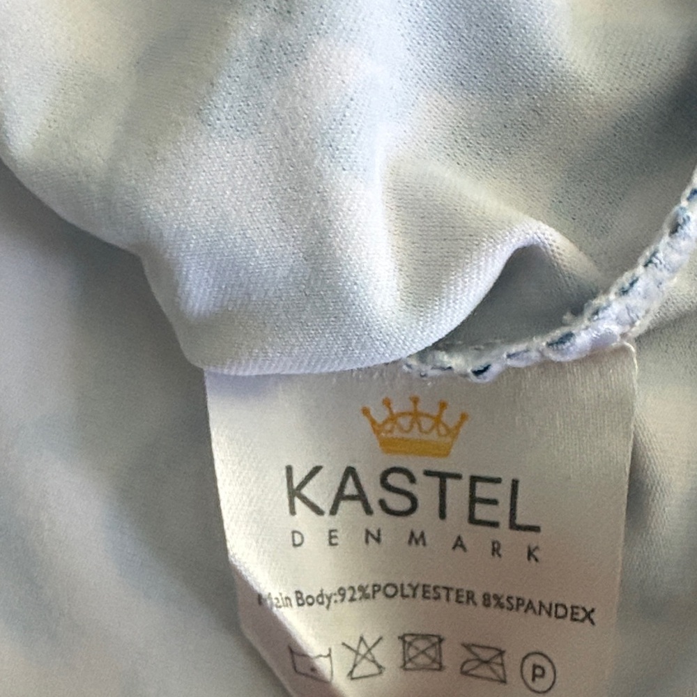 KASTEL® SLEEVELESS TANK IKAT 1/4 ZIP SHIRT; Sz: L; EUC - Picture 10 of 11